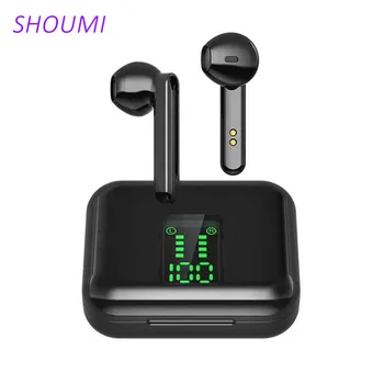 TWS Traadita Kõrvaklapid Bluetooth V5.0 Kõrvaklapid Hifi Stereo Sport Earbuds Peakomplekti Laadimine Kasti Mic Android iPhone Uus Q5