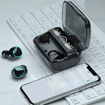 TWS Traadita Kõrvaklapid Bluetooth-ühilduvad Kõrvaklapid Kõrvaklapid Earbuds Peakomplekti Laadimine Kast Smart Telefon