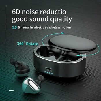 TWS traadita bluetooth-peakomplekti, kõrvaklapid, sport traadita kõrvaklapid, bluetooth kõrvaklapid, traadita earbuds mikrofoniga 159332