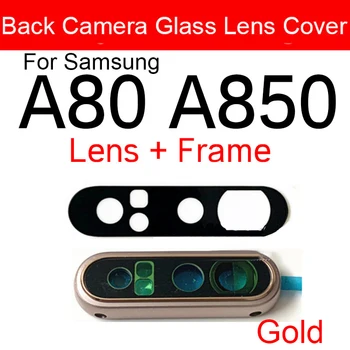 Tagumine Kaamera Klaasist objektiivikate Raami Samsung Galaxy A80 A850 A805F Tagasi Kaamera Klaas Objektiivi Rõngas Raami Varuosad 1146