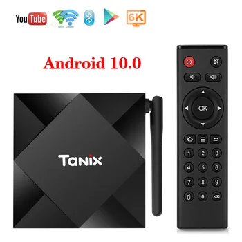 Tanix TX6S TV Box Android 10 Allwinner H616 Smart TV Box 4GB RAM, 32GB 64GB 4K Media Player Android TV digiboksi Youtube'