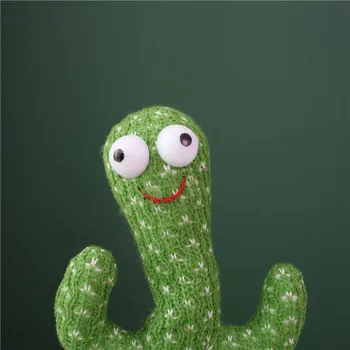 Tantsimine Cactus Räägi Mänguasja 120 laulu Kawaii Armas Pehme Palus Salvestamise Kiik Shake Tantsu Varajase Hariduse Elektriline mänguasi Lapsele
