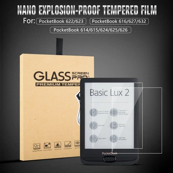 Taskuraamat Touch Lux 4 5/Touch HD 3/Basic 4/Basic Lux 2/Taskuraamat 633 Värv Screen Protector-6 tolline HD karastatud film (2 Pakki)