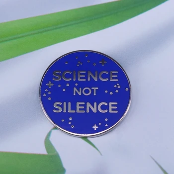 Teadus Ei ole Vaikus Emailiga Rinnamikrofon Pin-teaduse välja laboris pross 122340