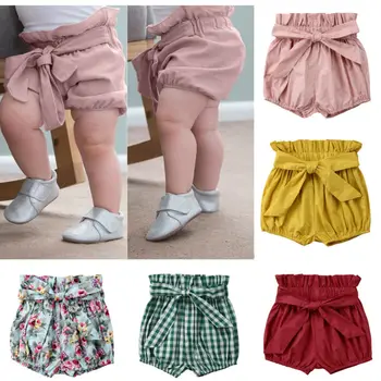 Teise lapse-Lapsed Beebi Tüdruk Plain Õie bottoms Vabaaja Püksid Püksid Püksid