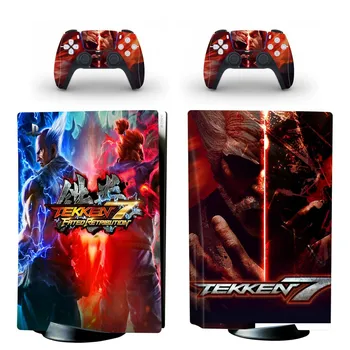 Tekken 7 PS5 Standard Ketas Naha Kleebis Decal Kaas PlayStation 5 Konsool ja 2 Kontrollerid PS5 Disk Naha Vinüül