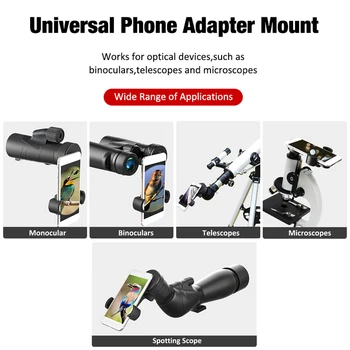 Telefoni Adapter Mount Telefon Clip Kiire Mount Telefoni Omanik Reguleeritav Klamber Smart Telefoni Võttes Pilt&Video Tegemine 108249