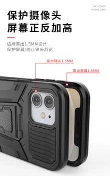 Telefoni Juhul Xiaomi Redmi Poco X3 NFC Pro Luksus Põrutuskindel Anti-sügisel Raske Kaitse Tuua Nähtamatu Magnet Bracket tagakaas
