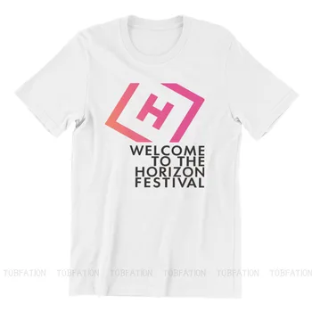 Tere Tulemast Horisont Festivali Mood TShirts Forza Horizon Mehed Harajuku Puhtast Puuvillast Streetwear T-Särk O Kaela Ülegabariidiliste