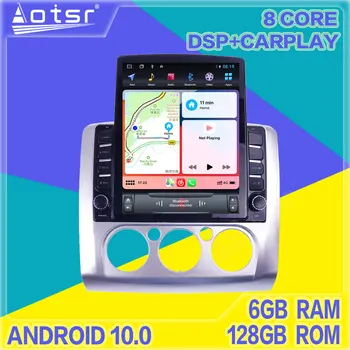 Tesla Ekraaniga Android 10.0 Raadio Ford Focus 2004 2005 - 2012 Car GPS Navigation DVD Multimeedia Player Video Autoradio Stereo