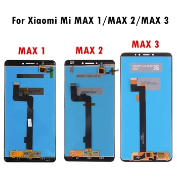 Testitud Xiaomi Mi MAX 2 3 LCD Display + Touch Screen Digiziter Assamblee LCD Raami Mi MAX 2 3 Asendamine lcd
