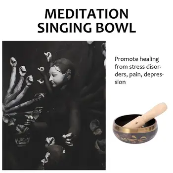 Tiibeti Laulev Kauss Set Laulev Kauss Ründaja Meditatsiooni Lõõgastust Stress Relief