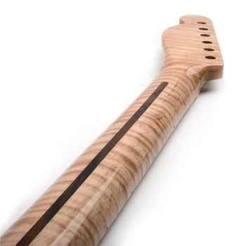 Tiiger Leek Maple Wood Kitarri Kaela 21 Frets 25.5 Tolline Selge Karv Läikiv Pirni Dot Lisamaterjal