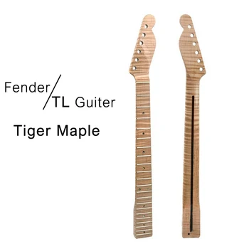 Tiiger Leek Maple Wood Kitarri Kaela 21 Frets 25.5 Tolline Selge Karv Läikiv Pirni Dot Lisamaterjal