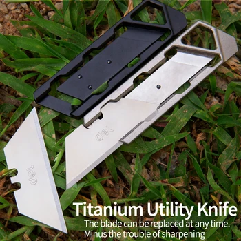 Titaani sulam kasuliku nuga push-pull teleskoop nuga kasuliku nuga läbi väljas telkimine ellujäämise enesekaitseks nuga