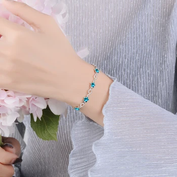 Todorova Sinine CZ Crystal Star Võlu Käevõru Naistele Poole Mansett Käevõru Käevõrud korea Fashion Ehted