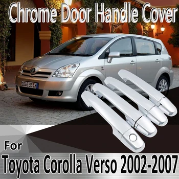 Toyota Corolla Verso E120 2002~2007 Stiil Kleebised Teenetemärgi Kroomitud ukselingi Kate Remondil Auto Tarvikud