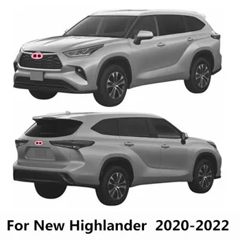 Toyota Highlander 2020 2021 2022 Car Styling, Katta Kinni Sisekujundus ABS Center Console topsihoidja Käik Ladustamise Kasti Raami Osad 125255