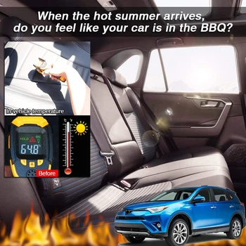 Toyota RAV4 2013-2018 Auto Päikese Vari Magnet Aknas Päikesevarju Blokeerib UV-Kiirte Kokkupandav Silma päikesesirm Protector Auto Kardin