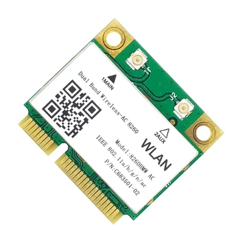 Traadita Bluetooth-4.2 Võrgu Kaart Dual-Band 5G/2.4 G 7265/8260/8265 HMW 802.11 AC Võrgu Kaart PC Mini PCIE