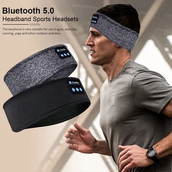 Traadita Bluetooth-Magab Kõrvaklapid Sport Pehme Peapael Elastne ja Mugav Music Headset Kõlarid, Käed-vaba Jooksmine