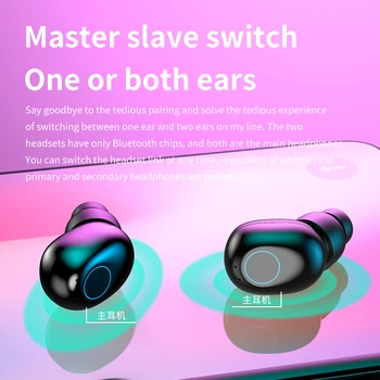 Traadita Bluetooth-Peakomplekti 5.1 Üks Paar Mini Nähtamatu Earbuds Kõrva Sport Veekindel Töötab Super Pikk Ooterežiimis Universal