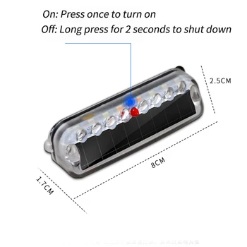 Traadita Magnet Auto Avamist Ukse Hoiatus Hele LED Strobo Vilgub Anti Tagaosa Collinsion Indikaator Tuled, Signaal Lamp 1tk
