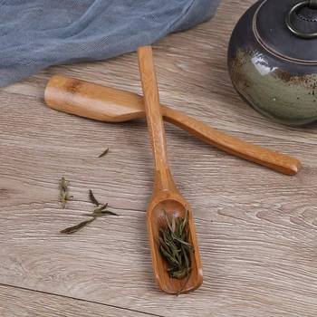 Traditsioon bambus lusika kohv, tee, lusikas puidust kulp, söögituba nõude söögiriistad teelehed Valimise Omanik Mee Suger Uus 1tk 114179