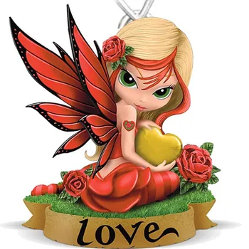 Trendikas Cartoon Punane Roos Lill Printsess Vaik Ripats Kaelakee Naiste Tüdruk Armastus Kiri Naiste Kaelakee Aastapäeva GiftJewelry