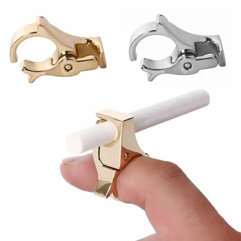 Tsingi Sulam sigaretitubakas Sõrme Sõrmus Käes Hammas Suitsetamine Clip sigarette filtri hoidja suitsetamine tarvikud