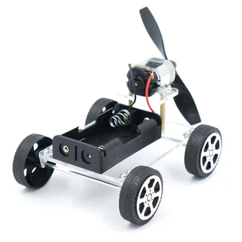 Tuuleenergia Auto DIY Kit Elektrooniline Tehnoloogia Teadus-Haridus -, Laste Mänguasjad, Teadus-Mänguasjad, Laste Haridus Mänguasjad