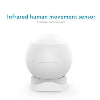 Tuya ZigBee PIR Andur Infrapuna Sensorit, Infrapuna Inimese Keha Liigub Sensor Automaatne Intelligentne Leibkonna Alarm Andur Valge