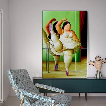 Täielik Ruut/ring Diamond Maali balleting tantsija poolt Fernando Botero Tikandid Pilt Kive Risti Mosaiik Käsitöö