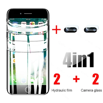 Täielikult Katta Hüdrogeeli Kile Ekraani Kaitsekile iPhone 7 8 6 6s Plus Ekraani Kaitsekile iPhone X-XR, XS MAX 11 12 Pro Kaamera klaas