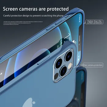 Täielikult Läbipaistev Sõrme Rõngas, Köis, Põrutuskindel Telefon Case For iPhone 11 12 Pro X-XR, XS Max 6 7 8 Plus SE 2020 Kõva PC tagakaas