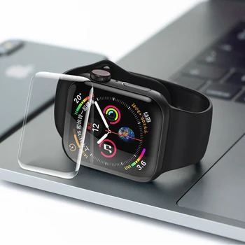 Täis kaitsekile Apple watch 6 5 4 Ekraani Kaitsekile 3D juhul 42mm 44mm 40mm 38mm iwatch 3 2 Pehme Filmid Ei ole Karastatud Klaas