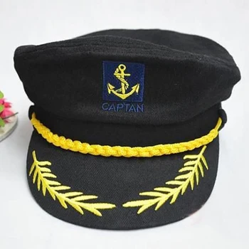 Täiskasvanud Sõjaväe Mütsid Jaht Paadi Kapten Laeva Madrus Kapten Müts Kostüüm Reguleeritav ühise Põllumajanduspoliitika Navy Marine Admiral Caps Mehed Naised