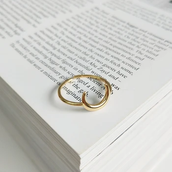 Tõeline 925 Sterling Silver Ring Kuu Rõngad Naiste Gemstone Engagement Rõngad Hõbe 925 Ehted Anillos Mujer