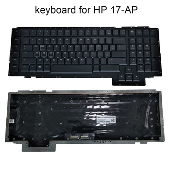 Tõeline UK Taustvalgustusega klaviatuur HP Omen X 17-AP 17-ap000 17-AP030NG GB qwerty versioon pc sülearvuti klaviatuurid sülearvuti varuosad Uued