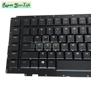 Tõeline UK Taustvalgustusega klaviatuur HP Omen X 17-AP 17-ap000 17-AP030NG GB qwerty versioon pc sülearvuti klaviatuurid sülearvuti varuosad Uued