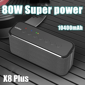 Tõesti 80W Suur Võimsus Bluetooth Kõlar 10400 mAh Arvuti Kõlarid Power Bank Laadija Telefoni Veekindel Subwoofer Heli Tulp