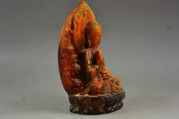 Töötada Vana Käsitöö Kunstlik Merevaik Vaik Istuda Vaikselt Palvetan, Buddha Soodne Kuju