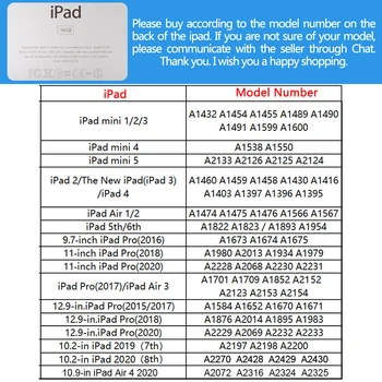Tütarlaste Mood For iPad 8. Põlvkonna Juhul Õhu 4 Funda Koos Pliiatsi Hoidja 7. 6. iPad Pro 11 Juhul 2020 Mini 5 Õhu-2 Kaas 65410