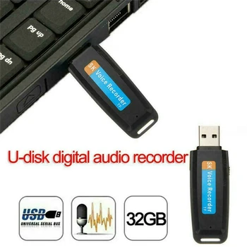 U-Disk o Digitaalne Diktofon Pen Laadija USB Flash Drive Kuni 32GB Mini SD TF Kõrge Kvaliteediga 21548