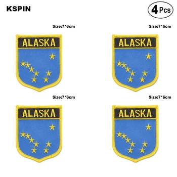 U. S. A Alaska Shiled Kuju lipu plaastrid riigi lipu plaastrid Cothing DIY Teenetemärgi PT0051-S