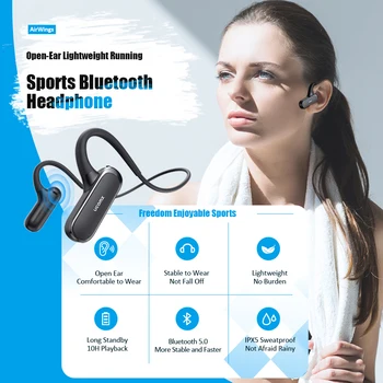 UCOMX G56 Luu Juhtivus Bluetooth Kõrvaklapid Binaural Traadita Earhook Sport Töötab Väljas Kõrvaklapid, iPhone ja Android 139347