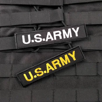 USA ARMEE 101 Airborne Division Sõjalise Taktikalise Takjakinnitusega Tikitud Plaaster MEREVÄE TIHENDID Embleemi Riided Armband Konks&Loop