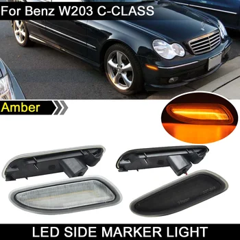 USA Versioon BENZ W203 C-KLASSI C230 C240 C280 C32 AMG C320 C350 Auto Esi-Kollane LED-pidurituled Lamp suunatule