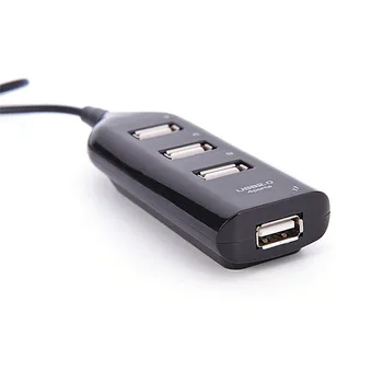 USB 2.0 High Speed 4 Sadamate Splitter Usb Hub Adapter ARVUTI Sülearvuti Must Ja Saab Kasutada Ainult Individuaalselt