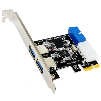 USB 3.0 Laiendamise Kaart, PCI-E, et 2 USB 3.0 Hub Port PCI laienduskaardi Adapter Esi 20-PIN Liides Tarvikud